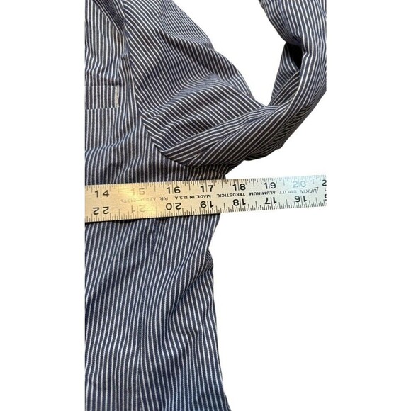 Mini Boden Jacket Boys Size 11/12 Large Blazer Striped Lined Preppy Blue/White - Picture 8 of 9